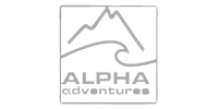 Alpha adventures shopcast logo