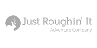 just roughin it shopcast logo